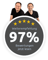 97% Weiterempfehlung